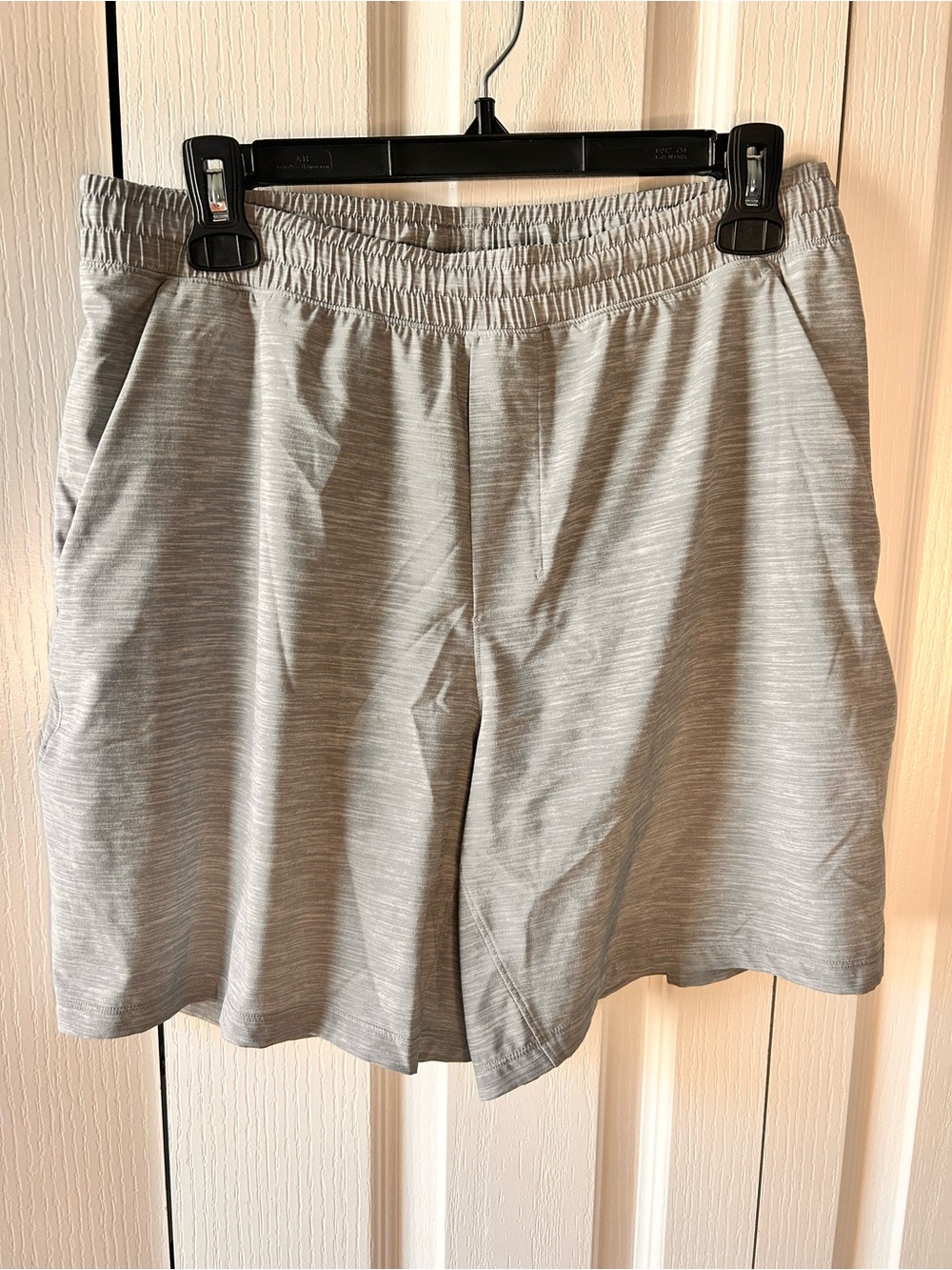 Lululemon Pace Breaker Lined Short Men Large Gray 7” Inseam Athleisure Athletic